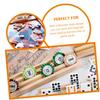 BCOATH Domino Tray Stand Wooden Domino Rack Holder Organizer Game Accessory for Family view 2