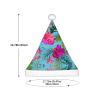 SamLng Hello Hawaii Christmas Hat  Xmas Headwear, Soft Plush Comfort Cap for Holiday, New Year, Halloween Parties view 3