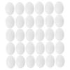 CIYODO 30pcs Solid Plastic Eggs Simulation Eggs for Production Safe Realistic Design for for Pet Shops and Care view 1