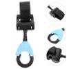 QUMIIRITY 2pcs Stroller Hooks Rotating Hanging Bag Clips for Strollers Bicycles and More Easy to Install Stable and Firm for Diaper Bags and view 4