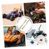 WOONEKY 6pcs Adjustable Pull Rod Rc Linkage for Turnbuckle Rods Aluminum Alloy Rc Cars Buggy Parts view 3