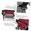 COOLHIYA 4pairs Rotating Stroller Hooks Multi-Function Hanger Clips for Bags Diaper and Easy Installation Black view 4