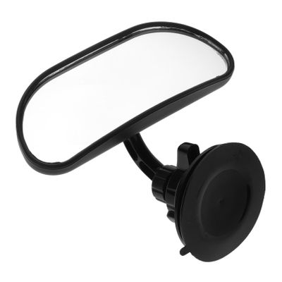 BUGUUYO Rotating Car Rear-view Mirror Safe Abs Glass Mirror Suction Cup for Rear Facing Seats