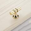 gklwVSlwv Cupboard Handles,Aluminum Alloy Kitchen Cabinet Door Handle,Zinc Alloy Black Gold Door Handles Kitchen Cabinet Handles Solid Drawer Knobs Furniture Handle Hardware Furniture,(Gold knob) view 1