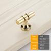 gklwVSlwv Cupboard Handles,Aluminum Alloy Kitchen Cabinet Door Handle,Zinc Alloy Black Gold Door Handles Kitchen Cabinet Handles Solid Drawer Knobs Furniture Handle Hardware Furniture,(Gold knob) view 2