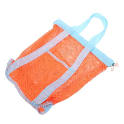 Hemoton Beach Toy Storage Mesh Bag Drawstring Container for Sand Digging Tools and Gardening Essentials for Family Outings and Vacations