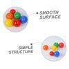 COLLBATH 50pcs Openable Lottery Balls for Raffle Drawings for Party Activities and Games Reusable Ornaments for Carnival and Events view 3
