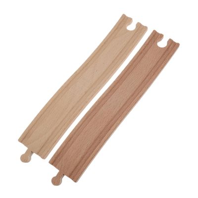 WOONEKY Wooden Train Track Expansion Kids Assemble Toy Railway Toys Safe Sturdy
