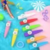 Cheelyvin.H 64 Pcs 8 Colors Plastic Kazoos for Kids Bulk, Children Birthday Party Bulk Gifts Game Prizes Early Childhood Educational Gifts Classrooms Musical Instrument view 4