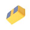 Levemolo Non-Slip Footstool for Boy Girl Stable Bathroom Stool for Toddlers Washing Hands Potty Training and Daily Use Kitchen Bathroom Yellow Single Layer view 1