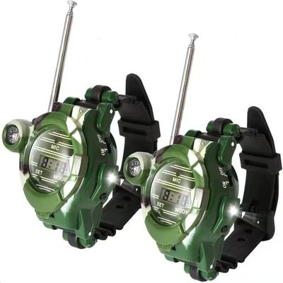 Walkie Talkie for Kids,Walkie Talkies Watch Spy Army Toys Gifts for Children,Two-Way Radio Walky Talky Watches with Flashlight Children Outdoor Game Interphone Toy Game(2 Pack)