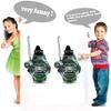 Walkie Talkie for Kids,Walkie Talkies Watch Spy Army Toys Gifts for Children,Two-Way Radio Walky Talky Watches with Flashlight Children Outdoor Game Interphone Toy Game(2 Pack) view 3