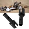2PCS RC Car Wheel Stub Axles Steel Stable Wheel Axles ZD Racing 1/8 RC Vehicle Black view 2