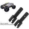 2PCS RC Car Wheel Stub Axles Steel Stable Wheel Axles ZD Racing 1/8 RC Vehicle Black view 3