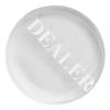 ORFOFE Wear-Resistant Poker Dealer Button Transparent Accessory with Engraved Letters for Professional Tournaments and Home Games view 1