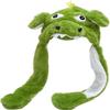 Animal Dinosaur Hat Plush Ear Kids Adults Cute Flap Moving Jumping Hat view 1