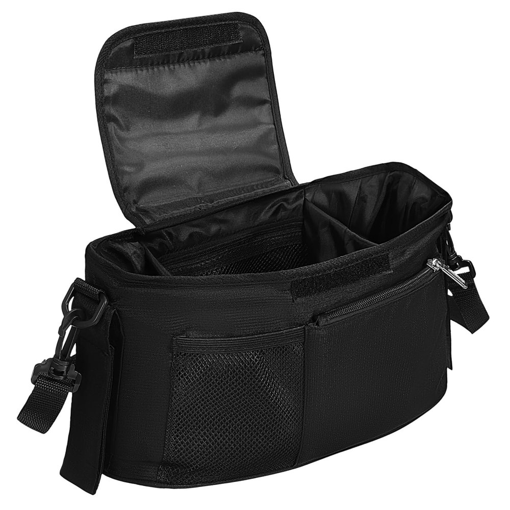 CIMAXIC Versatile Stroller Caddy Cup Holder Organizer Bag Stroller Storage Attachment for Easy Organizati