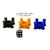 BoardGameSet 25PCS Stronghold, Castle Miniatures | Board Game Pieces Accessories Miniatures, Silver view 2