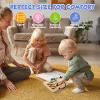 Sabdrau Montessori Busy Board Toys: Wooden Sensory Toy for Toddler with LED Light Up Switch, Educational/Christmas/Birthday Gifts for 1-3 Year Old Boys & Girls view 2