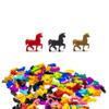 BoardGameSet 10PCS Unicorn Meeple Tokens | Board Game Pieces Accessories Meeples, Red view 1