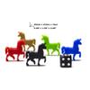 BoardGameSet 10PCS Unicorn Meeple Tokens | Board Game Pieces Accessories Meeples, Red view 2