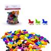 BoardGameSet 10PCS Unicorn Meeple Tokens | Board Game Pieces Accessories Meeples, Red view 3