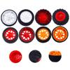 CHILDWEET 8pcs Plastic Toy Car Wheels for Model Vehicles Four-Wheel Drive Replacement Tires for Projects and Crafts view 4