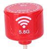 5.8Ghz 3dBi, Directional High Gain RHCP Antenna with Low Feeder Loss, Suitable for FPV Drone, Red, with Angled MMCX, 100MHz Bandwidth for Strong Signal (UFL) view 4