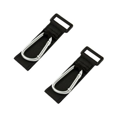 CATIEBYE 2pcs D-Shaped Hooks Carabiner Stroller Hooks for Shopping Bags Diaper Bags Holder