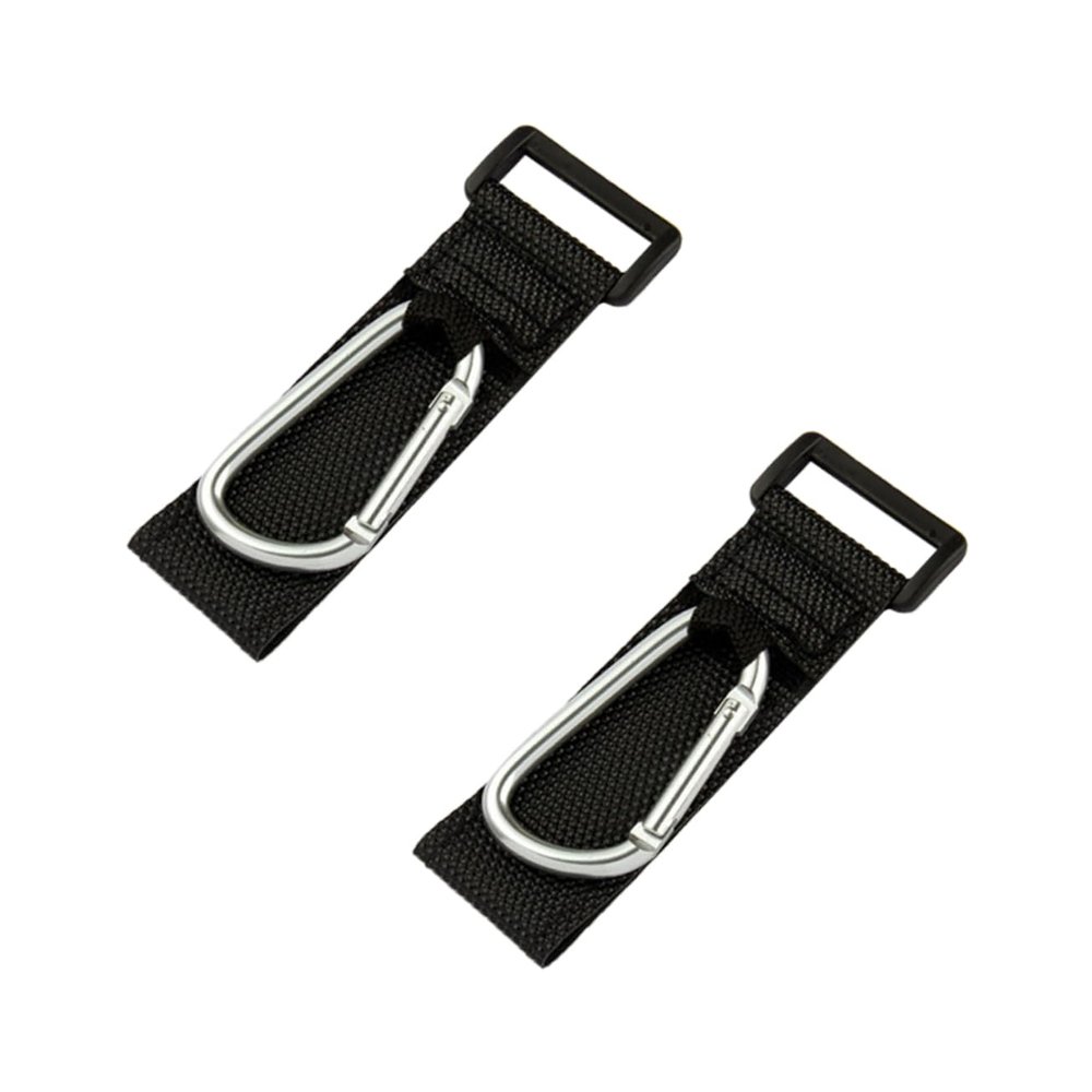 CATIEBYE 2pcs D-Shaped Hooks Carabiner Stroller Hooks for Shopping Bags Diaper Bags Holder