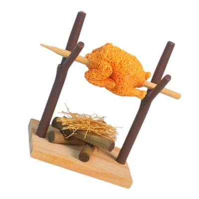 Abaodam 1set Miniature BBQ Grill for Dollhouse Realistic Outdoor Barbecue Accessories for Tiny Cooking Scenes for Garden Decoration and Pretend Play