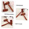 CAXUSD 5pcs Mini Wooden Judge Gavel Law Costume Accessory Smooth Finish for Courtroom Role Play and Cosplay Events view 3