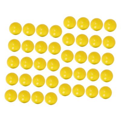 COOLHIYA 50pcs Raffle Lottery Balls Yellow Party Game Activity Balls Bulk Entertainment for Party Festival