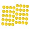 COOLHIYA 50pcs Raffle Lottery Balls Yellow Party Game Activity Balls Bulk Entertainment for Party Festival view 1