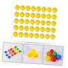 COOLHIYA 50pcs Raffle Lottery Balls Yellow Party Game Activity Balls Bulk Entertainment for Party Festival view 3