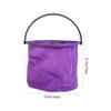BUTIFULSIC 4pcs Foldable Fishing Bucket Portable PVC Painting Pen Washer Collapsible Outdoor Water Container for Students Art Supplies Camping and Gardening Random Colors view 2