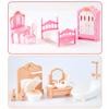 35 Pcs Dollhouse Furniture Accessories Set Mini House Furniture Small Dollhouse Miniature Furniture Play House Accessories 1:12 Tiny Kitchen Bedroom LivingRoom Bathroom Boy Girl Toddler3Y+ view 2