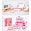 35 Pcs Dollhouse Furniture Accessories Set Mini House Furniture Small Dollhouse Miniature Furniture Play House Accessories 1:12 Tiny Kitchen Bedroom LivingRoom Bathroom Boy Girl Toddler3Y+ view 3