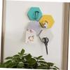 Parliky Hexagon Tack Board Felt Board for Wall Wool Felt Sticker Set Adhesive Wall Stickers Classroom Decor view 2