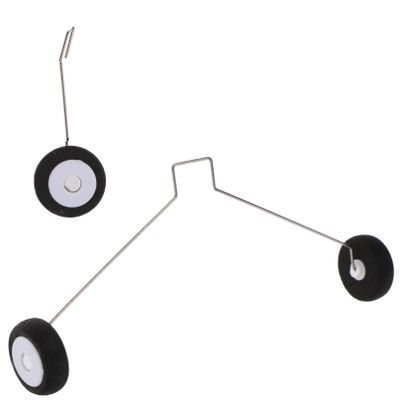 BRIGHTFUFU Rc Airplane Gear Kit Airplane Gear Accessory for Easy to Install Beginner Supply Stable Material for Reliable Performance