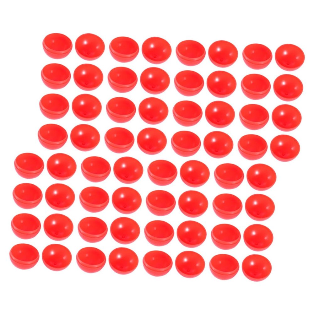 CAXUSD 100pcs Reusable Pvc Lottery Balls for Party Fillable Raffle Drawing Game Balls Carnival Supplies Openable Design