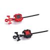 COCOFOX 2 Pack Burst Tops Launchers, (Only Compatible with Burst), Right/Left-Spin Launcher, Battling Launcher, Gyro Accessories(Black+Red) view 1