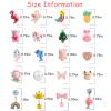 DEVIENG Clip On Earrings Hypoallergenic Clips Earrings Sets Suitable for Ages 4-12 Little Girls, Cute Small Clips On Earrings Jewelry Gifts Set (Clip On Earrings-20 Pairs) view 2