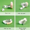 DEVIENG Clip On Earrings Hypoallergenic Clips Earrings Sets Suitable for Ages 4-12 Little Girls, Cute Small Clips On Earrings Jewelry Gifts Set (Clip On Earrings-20 Pairs) view 3