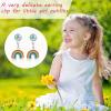DEVIENG Clip On Earrings Hypoallergenic Clips Earrings Sets Suitable for Ages 4-12 Little Girls, Cute Small Clips On Earrings Jewelry Gifts Set (Clip On Earrings-20 Pairs) view 4