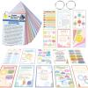 Affrolling 72 Pcs Anxiety Coping Skill Cards Social Anxiety Relief & Self Care Flashcard with Metal Binder Rings Coping Strategy Therapy Cards for Family University and Office(5.9 x 4 Inches) view 1