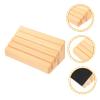 Hohopeti 2pcs Wooden Game Card Holder Rack Sturdy Storage Organizer for Playing Cards for Teens and Adults Stylish Addition to Home Decor view 2