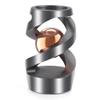 Upgraded Kinetic Desk Toys, Kinetic Spinning Desk Toy for Office for Adults, Quite Fidget Toys for Kids Teens, Desk Fidgets for Adults with ADHD (Grey Rose Gold) view 1