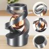 Upgraded Kinetic Desk Toys, Kinetic Spinning Desk Toy for Office for Adults, Quite Fidget Toys for Kids Teens, Desk Fidgets for Adults with ADHD (Grey Rose Gold) view 3
