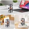 Upgraded Kinetic Desk Toys, Kinetic Spinning Desk Toy for Office for Adults, Quite Fidget Toys for Kids Teens, Desk Fidgets for Adults with ADHD (Grey Rose Gold) view 4